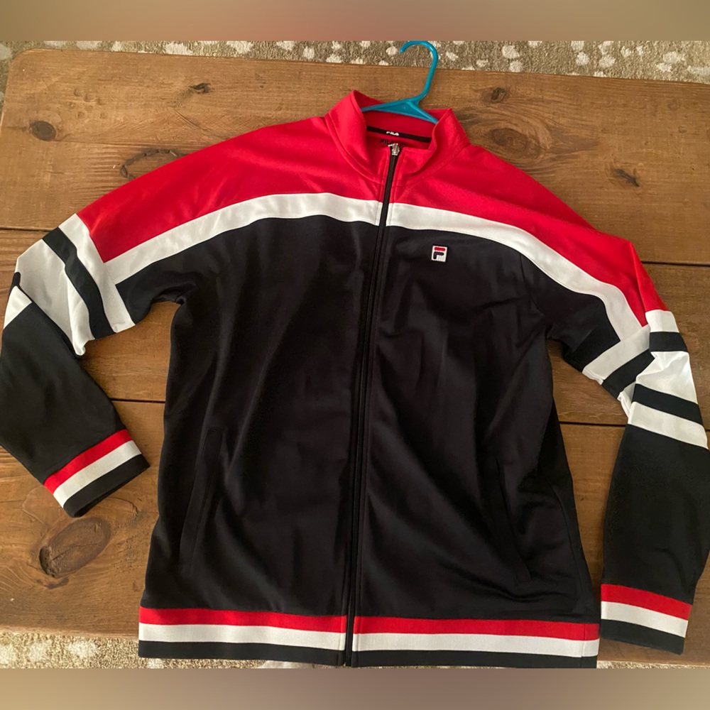Fila color block zip up